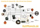 Schaltplan für S51, S50, S70 mit VAPE kultmopeds.de