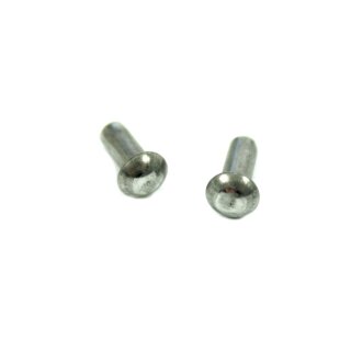 2 Niet Nieten 2,5x5 für Simson S51 S50 SR50 SR80 KR51 Schwalbe Star Sperber Habicht MZ TS ES ETZ 125 150 250 Typenschild 3x5 Kerbnagel