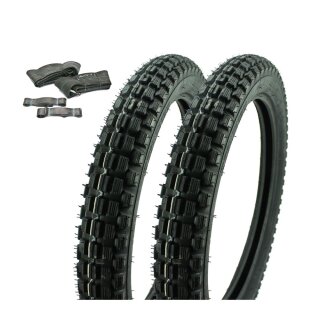 2 Reifen Mantel Heidenau K32 2,75x16 46M für Simson S51 S50 S70 KR51 Schwalbe