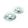 2x Befestigung Tachometer Telegabel Instrumente für Simson S50 S51 S70 S53 S83 SR50 Halter Scheibe massiv Halter