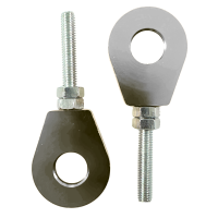 Paar CNC gefräste Kettenspanner Silber für Simson S51 S50 S70 KR51 Schwalbe SR50 S53 S53 Star Sperber Habicht SR2  Kette