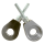 Paar CNC gefräste Kettenspanner Silber für Simson S51 S50 S70 KR51 Schwalbe SR50 S53 S53 Star Sperber Habicht SR2  Kette