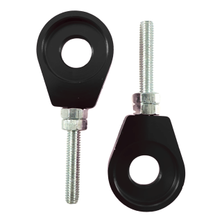 Paar CNC gefräste Kettenspanner Schwarz für Simson S51 S50 S70 KR51 Schwalbe SR50 S53 S53 Star Sperber Habicht SR2  Kette