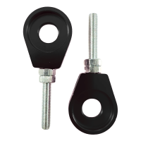 Paar CNC gefräste Kettenspanner Schwarz für...