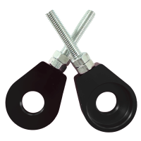 Paar CNC gefräste Kettenspanner Schwarz für Simson S51 S50 S70 KR51 Schwalbe SR50 S53 S53 Star Sperber Habicht SR2  Kette
