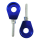 Paar CNC gefräste Kettenspanner Blau für Simson S51 S50 S70 KR51 Schwalbe SR50 S53 S53 Star Sperber Habicht SR2  Kette