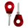 Paar CNC gefräste Kettenspanner Rot für Simson S51 S50 S70 KR51 Schwalbe SR50 S53 S53 Star Sperber Habicht SR2  Kette
