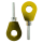 Paar CNC gefräste Kettenspanner Gold für Simson S51 S50 S70 KR51 Schwalbe SR50 S53 S53 Star Sperber Habicht SR2  Kette
