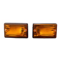 Blinker-Paar hinten für Vespa PK50 PK 80 PK125 orange mit E-Prüfzeichen