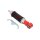 Stoßdämpfer Sport vorn, verstellbar, rot-schwarz für Vespa VESPA 50-90-125 PRIMAVERA - ET3 - PK 50 - PK 50S (V5X2T) - PK 50 X