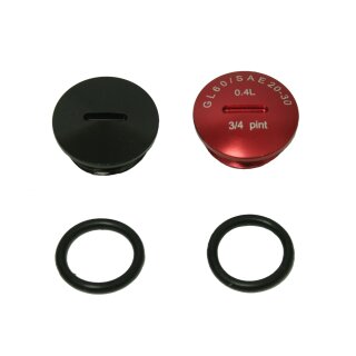 Deckel Verschlussschrauben rot + schwarz Motor, Getriebe für Simson S51 S70 SR50 KR51/2 Schwalbe SR80 S53 S83 Kappen Kupplungsdeckel