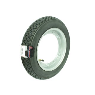 Rad mit VeeRubber Reifen auf Felge Vespa 3,50x10 Vespa 50 – 125 Primavera – 125 ET3 – PK – PX Vespa Rally 180-200