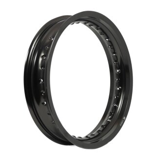 Felge Alu 3,00x16 schwarz Tuning Simson S51 S50 S70 S53 Star Schwalbe + MZ ETZ 125 150 301 251 hinten 36-Loch