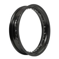 Felge Alu 3,00x16 schwarz Tuning Simson S51 S50 S70 S53...