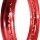 Alufelge poliert, rot eloxiert 2,50x16, 36-Loch für MZ ETZ 125 150 301 251 hinten und extrem Tuning Simson S51 S50 S70 S53 Star Schwalbe