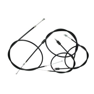 4 Motoflex Bowdenzüge Seilzüge Simson Enduro S51 S53 S70 E +25mm 2,5cm verlängert Bowdenzug Tommaselli