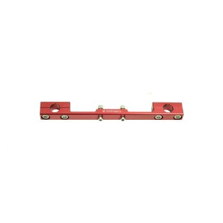 Alu Kennzeichenhalter Rot für Simson S51 S70 S50 Nummernschildhalter am Gepäckträger