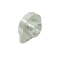 Gasgriff Adapter für Wickelgasgriff silber eloxiert...