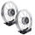 Set Felgen - 2x 2,15 - Alu silber - Edelstahlspeichen - Nabe silber für Simson S51 S50 S70 S53 KR50 KR51 Schwalbe Duo Spatz Star Sperber Habicht
