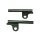 10mm Blinkerhalter Halterung schwarz, vorn runde Blinker MZ ETZ 125 150 250 251 301 an der Telegabel