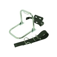Gepäckträger kurzer Haltebügel chrom + Spannband + Schutzblechhalter für Simson S51 S50 S70 Enduro