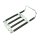Gepäckträger für Simson KR51 Schwalbe Spatz SR4-2 Star Sperber Habicht KR50 Chrom, schwarze Keder