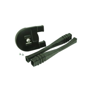 Aluminium Kettenkasten + Kettenschläuche schwarz für Simson KR51-1 Schwalbe Star Sperber Habicht