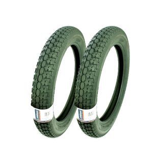Paar Mitas Reifen H-02 4,00x19 für Ural M72 Dnepr K750 MZ BMW EMW R35 BK350 Oldtimer Motorrad Gespanne Seitenwagen 71P
