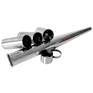 28mm Vario D Auspuff für Simson S51 S50 S70 S53 S83 Tuning Sportauspuff Resonanzauspuff