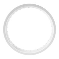 Felge Alu 1,85x16 weiß für Simson S51 KR51 Schwalbe S50 S53 Spatz Star Sperber Spatz Habicht Duo Alufelge