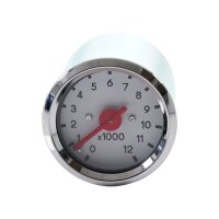 Drehzahlmesser DZM Simson S50 S51 S70 48mm rund Chromring...