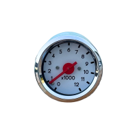 Drehzahlmesser DZM Simson S50 S51 S70 48mm rund Chromring...