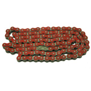 Tuning Kette rot 136 Glieder für Simson KR51/1, KR51/2 Schwalbe S51 S70 S53 S83 SR80 SR50 S50 Duo Rollkette Antriebskette Teilung 420