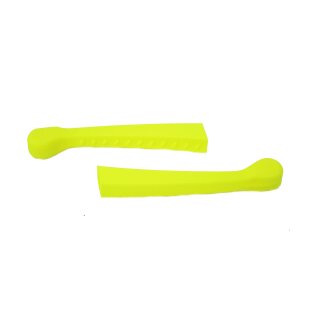 Paar Tuning Hüllen flexibel, gelb neon Handhebel Griffe für Simson KR51 Schwalbe Star Sperber Habicht S50 Kupplungshebel Bremshebel