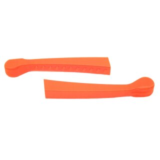 Paar Tuning Hüllen flexibel, neon orange Handhebel Griffe für Simson KR51 Schwalbe Star Sperber Habicht S50 Kupplungshebel Bremshebel