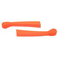Paar Tuning Hüllen flexibel, neon orange Handhebel...