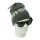 Simson Beanie Mütze zweifarbig grau / oliv weiß schwarz für Fahrer von S50 S51 KR51 Schwalbe Star Sperber Habicht SR1 SR2 Geschenk Wintermütze Wendemütze