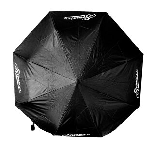 Simson Regenschirm Taschenschirm in schwarz mit weißem Motiv