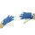Simson Handschuhe Lederhandschuhe weiß/blau Größe XL
