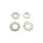 Set Sicherungsbleche + Mutter für Kupplung + Ritzel für Piaggio Vespa 50 80 90 125 PRIMAVERA -  ET3 - PK - PK XL - PK FL2