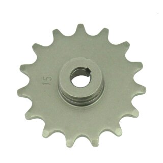 Abtriebskettenrad Ritzel 15 Zähne für Simson SR1 SR2 SR4 Spatz KR50 Soemtron Motor