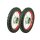 Paar Räder rot für Simson S51 S50 S53 KR51 Schwalbe Star Sperber Habicht Felge Mefo Cross Reifen Komplettrad