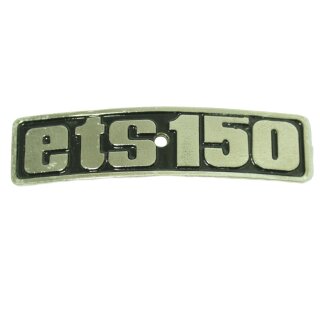 Emblem Warenzeichen für MZ ETS150 am Schutzblech, Kotflügel hinten