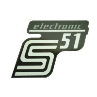Simson Aufkleber "electronic" S51 Elektronik...