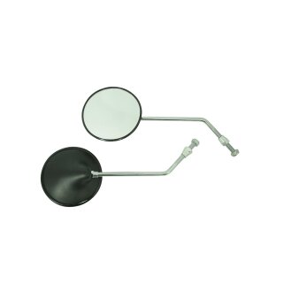 Spiegel Rückspiegel Langgewinde für MZ TS150 TS125 TS250 125mm links rechts M10 Muschelform, Langewinde