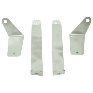 Befestigungs-Set Knieblech für Simson Star Sperber Habicht, Beinblech, Windblech