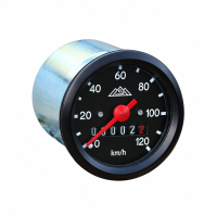 Tachometer für Simson S51 S50 S70 120 km/h MMB Tacho schwarz 48mm mit Beleuchtung