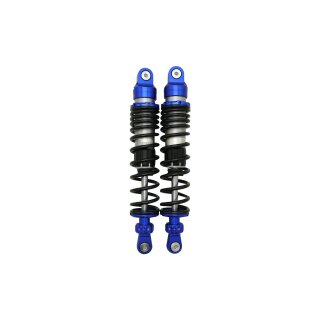Premium Gasdruck Federbeine 360mm blau für Simson S51 S50 S70 Enduro Tuning Stoßdämpfer Federung hinten 36cm