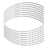 Felgensticker rim sticker silber für Felgenring 16 Zoll für Simson S51 S50 S70 S53 KR51 Schwalbe Duo Spatz Star Sperber Habicht Aufkleber