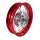 Tuning Felge, Speichenrad rot poliert 2,15x12 Zoll für Simson SR50 SR80 Roller SD50 Albatros